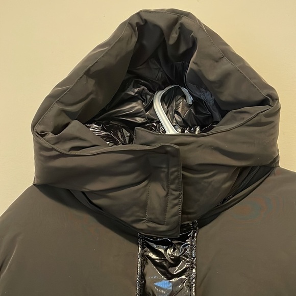 Zara Combination Puffer Black Jacket Woman Size S - Picture 10 of 10